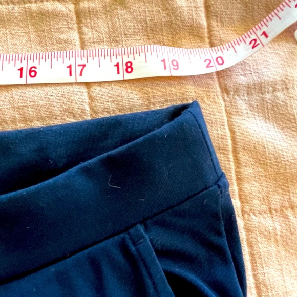 ♥️ Bundle of 2 | Navy Lounge Mid Rise Wide Leg Crop Pajama Pants - Picture 4 of 5